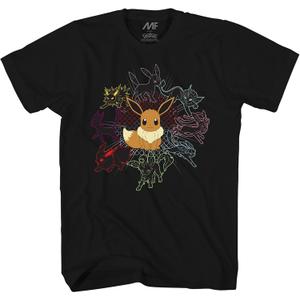 Pokmon Mono Eeveeloutions Eevee T-Shirt, SM