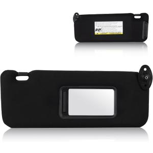Sun Visor for Scion TC 2005-2010, Right Passenger Side Black SunVisor Replacement 74320-21210-B2, Stretchable Design, Black 