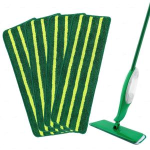 4 Pack Mop Refills Compatible for Libman Freedom Spray Mop Replacement Head - Machine Washable Microfiber Heads, Cleaning Multi-Surface Floors and Walls (Mop not Included)