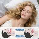 QUANROL Anti Snoring Devices, Silicone Nose Clip Stop Snoring, Snore Stopper Effective to Relieve Snoring, Snoring Solution Comfortable and Quieter Sleep, Clear