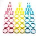 94 Pcs DIY Hamster Tunnel and Playground Module, Tube House Platform Excercise for Mouse Hamster and Other Small Animals
