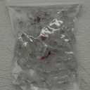 LED Light up Rings, Colorful Led Bumpy Plastic Diamond Rings Toys for Birthday Bachelorette Bridal Shower Gatsby Party Favors, Clear Case 30 Pack (Small)