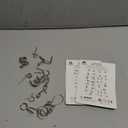 Coogam Metal Wire Puzzle Set of 16 with Pouch,Brain Teaser IQ Test Disentanglemen Iron Link Unlock Interlock Game Chinese Ring Magic Trick Toy for Party Favor Kids Adults Challenge