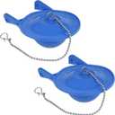 iFealClear Pack of 1 3 Inch Toilet Flapper Replacement Compatible with Gerber 99-788 and Lowes AquaSouce (98923, 312795, 352027, 395280, 12293), Water Conserve Long Lasting Rubber Toilet Flapper, Blue