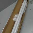 Tension Curtain Rod by EZFurni, 42-123 Inches, Heavy Duty Tension Rods for Windows, Adjustable Spring Loaded Curtain Rods No Drilling, Renter Friendly, Hold Up Blackout Curtains and Non Slip, White