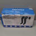 Leg Massager with Air Compression & Heat, Calf & Foot Massager for Circulation and Pain, Compression Boots with Video Wearing Guide, Update Controller with 6 Modes & 3 Heating Levels, Gift for Mom