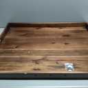 BLUEWEST Noodle Board Stove Cover with Handles, 3 in 1 Wood Stove Top Covers Board for Gas Burners and Electric Stove, Wooden RV Stovetop Cover, Tray for Kitchen Counter Space with Juice Grooves