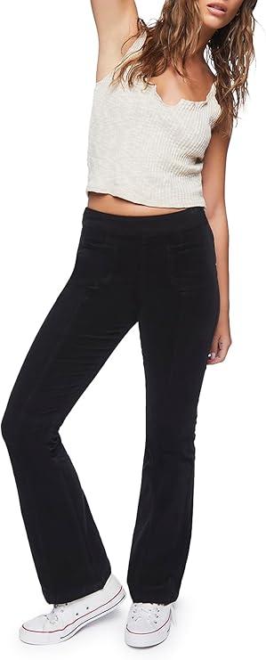 Forever 21 Womens Corduroy Mid-Rise Flare Pants XS