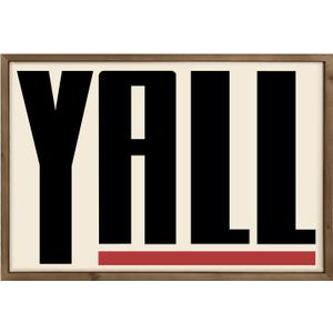 Qvapt Western Yall Wall Art,Western Wall Decor,Western Yall Framed Canvas Prints Wall Art,Western Wall Art For Bedroom Home Living Room(11x14inch)