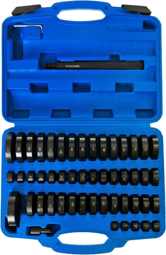 52PCS Bushing Press Kit, Heavy Duty Bushing Bearing and Seal Driver Set