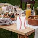 2 x STOBOK 12Pcs Baseball Party Favor Bags White Paper Bags with Handles for Sports Themed Birthday Party, Team Celebrations, Baby Shower, Snacks, Gifts, and Treats Storage