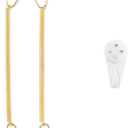 Bilillo Plate Hangers for The Wall, Suitable for 16-20 inch Decorative Plate, Stainless Steel Invisible Heavy Duty Wire Plate Holder with Wall Hooks, Plate Hangers for Displaying Plates