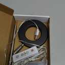 yadoker Plant Grow Light, LED Growing Light Full Spectrum for Indoor Plants, Height Adjustable, Automatic Timer, 5V Low Safe Voltage, Ideal for Small Plant Light (1 Pack, Matte Black)