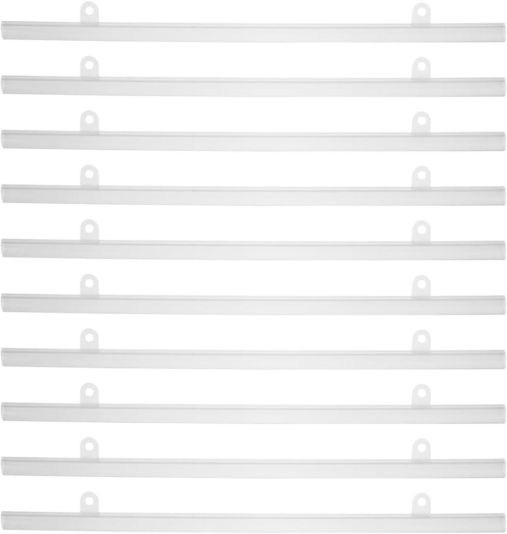 Cabilock Poster Hanger Rail 15.66In PVC Suspension Rod for Secure and Easy Hanging of Posters Maps Paintings in Home and Retail Displays