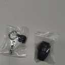 EDC Waterproof Container Pill Case/Holder/Cash Stash Keychain Fob with Key Ring, Emergency Accessory Organizer Bottle Matches Dry Box, Cool Gadget Gifts for Men Outdoor Survival Camping Travel (Black)