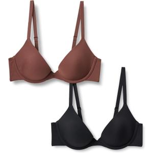 Amazon Essentials Women's Microfiber Lined Wired Scoop Bra 36D