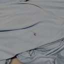 Wokceer 7.2FT Round Backdrop Cover Round Arch Covers with Buckles Polyster Dusty Blue Circle Balloon Arch Cover for Wedding Birthday Party Ceremony Decor