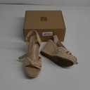 mikarka Sandals for Women 2025: Comfortable Wedge Platform Sandals Women - Braided Espadrilles for Women Ankle Strap Open Toe Wedges Heels Beach Sandals Summer Shoes (6, Beige)