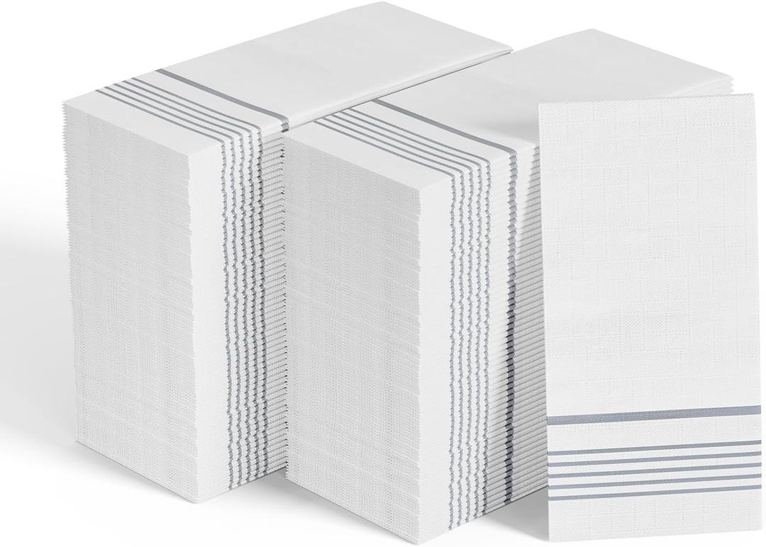 600 Pack Paper Napkins, Disposable Guest Towels Party Dinner Napkins Soft, Absorbent 3-Ply Hand Towels for Bathroom, Wedding and Events