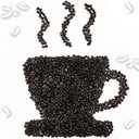 Reallnaive 1000g Fake Coffee Beans Decorations Bulk 3000 Pcs Mini Resin Artificial Coffee Beans Vase Fillers Party Table Centerpieces Crafts Home Kitchen Shop Cabinet Display Decor Photography Props