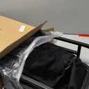 WCYQONOO Large Rear Bike Basket with Cargo Net, Liner & Waterproof Cover - Heavy Duty Rack for Carry Groceries, Balls, Pet Dogs on Bicycle & E-Bikes,Travel and Commuting Use,Capacity: 30 Liter