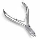 Professional Cuticle Cutter Trimmer Manicure Tools with Double Spring Perfect Nail Care Tool for Manicure & Pedicure Beauty at Home/Spa/Saloon (Silver Pack 1)