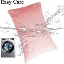 SONORO KATE Luxury Pillowcase Set Brushed Microfiber 1800 Bedding - Wrinkle, (Coral, 2 Pillowcases Standard)