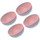 Abaodam 6Pcs Small Cat Feeding Bowl Cat Food Dish with Non Slip Base for Kittens and Legged Cats Easy to Design