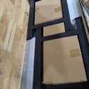 ENJOYWOOD Work Bench for Garage Workbench Adjustable Height Work Table for Shop Woodworking, 41 x 20 Heavy Duty Rubber Wood Top for Office, Home, Commercial