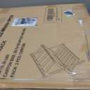 Fully Assembled Luggage Racks Pack of 2, Upgraded Bamboo Foldable Suitcase Stand with 5 Nylon Straps, 26.77" Thickened Luggage Stand Holder with Shelf for Guest Room Bedroom Hotel, White