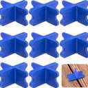 8 Pcs ABS Deck Spacer Tool,4 Thicknesses Deck Board Spacers(1/16", 1/8", 3/16", 1/4"),Blue Deck Spacers Assorted for Pressure Treated Composite Decking