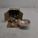 LemonRoad 2 Set Diwali Hanging Urli Bowl Metal Lotus Floating Diya Pot for Flowers & Decor Wall Hanging Uruli Candle Holder for Mandir, Diwali Gift, Indian Traditional Festival Decoration