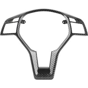 Steering Wheel Trim,Carbon Fiber Steering Wheel Trim Car Interior Decoration for AMG Type 0994640013 Fit for C E CLA Class carbon fiber interior steering wheel cover