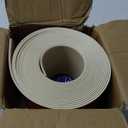 Vinyl Wall Base Baseboard Molding Trim 4" Flexible Self Adhesive Rubber Wall Base Moulding Trim Peel and Stick Design, 4 Inch x 20 Feet, Beige Wood Grain