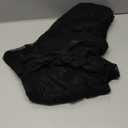 GORAIS Lace Hooded Cloak Long Womens Halloween Costumes Cape Full Length Sheer Cosplay Cloaks Robe (Black), One Size