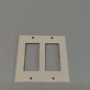 Rocker Opening Wall Plate, Ivory (5 Pack), 4.5"W x 4.5"H