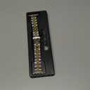 Designer Band for Apple Watch 40mm 41mm 42mm 38mm 44mm 45mm 46mm 49mm for Women, Stainless Steel Dressy Bands Compatible with Apple Watch Series 11,10,Se,9,8,7,6,5,4,3,2,1 for iWatch (Silver and Gold - Shiny&Brushed)