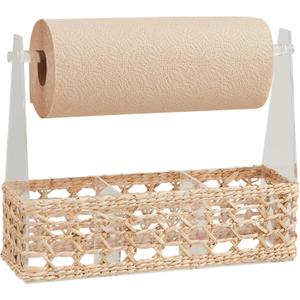 Mud Pie Acrylic Utensil Caddy; 13" x 14"