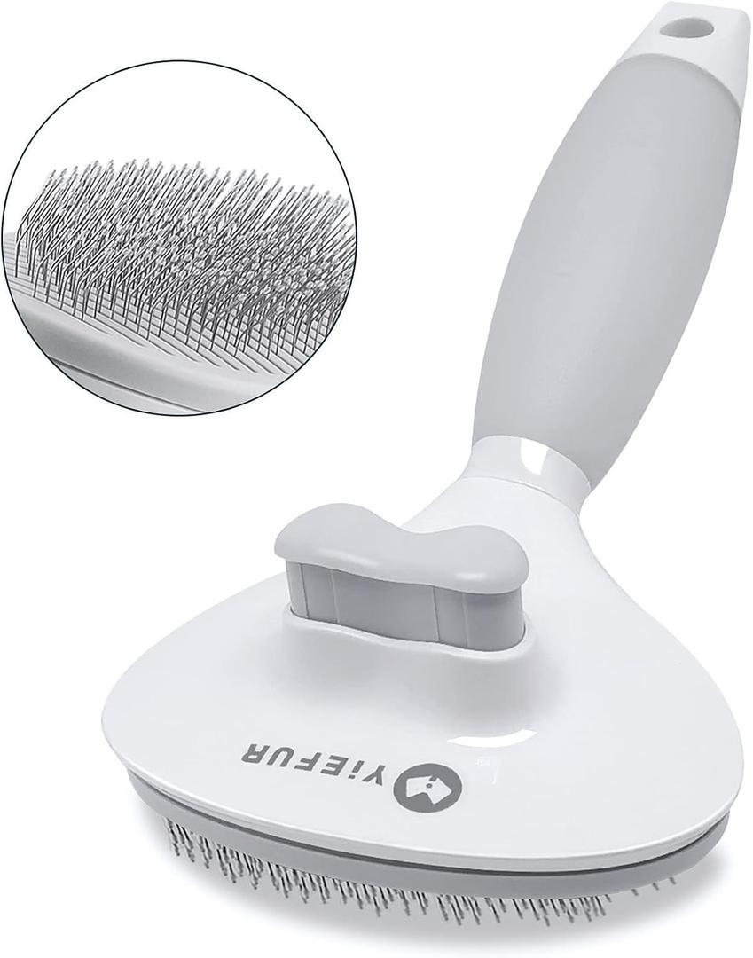Cat Hair Brush,Cat Brush for Shedding,Soft Silicone Self Cleaning Brushes for Short and Long Haired Cats for Grooming and Shedding