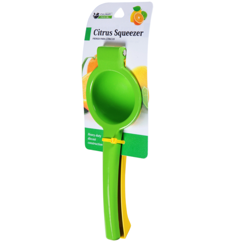 Culinary Elements Manual Press Lemon and Lime Squeezer Metal 