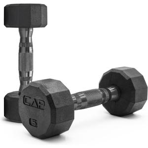 CAP Barbell Coated Dumbbell Weight | Multiple Options Pairs & Sets (25 lb - Pair)