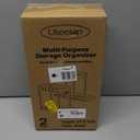 2 Pack Multi-Purpose Pull-Out Storage Organizers, Under Sink Organizers and Storage for Bathroom & Kitchen, Under Cabinet Organizers and Storage, 14.8 Inch, Green