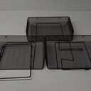 Staples 3 Compartment Wire Mesh File Organizer