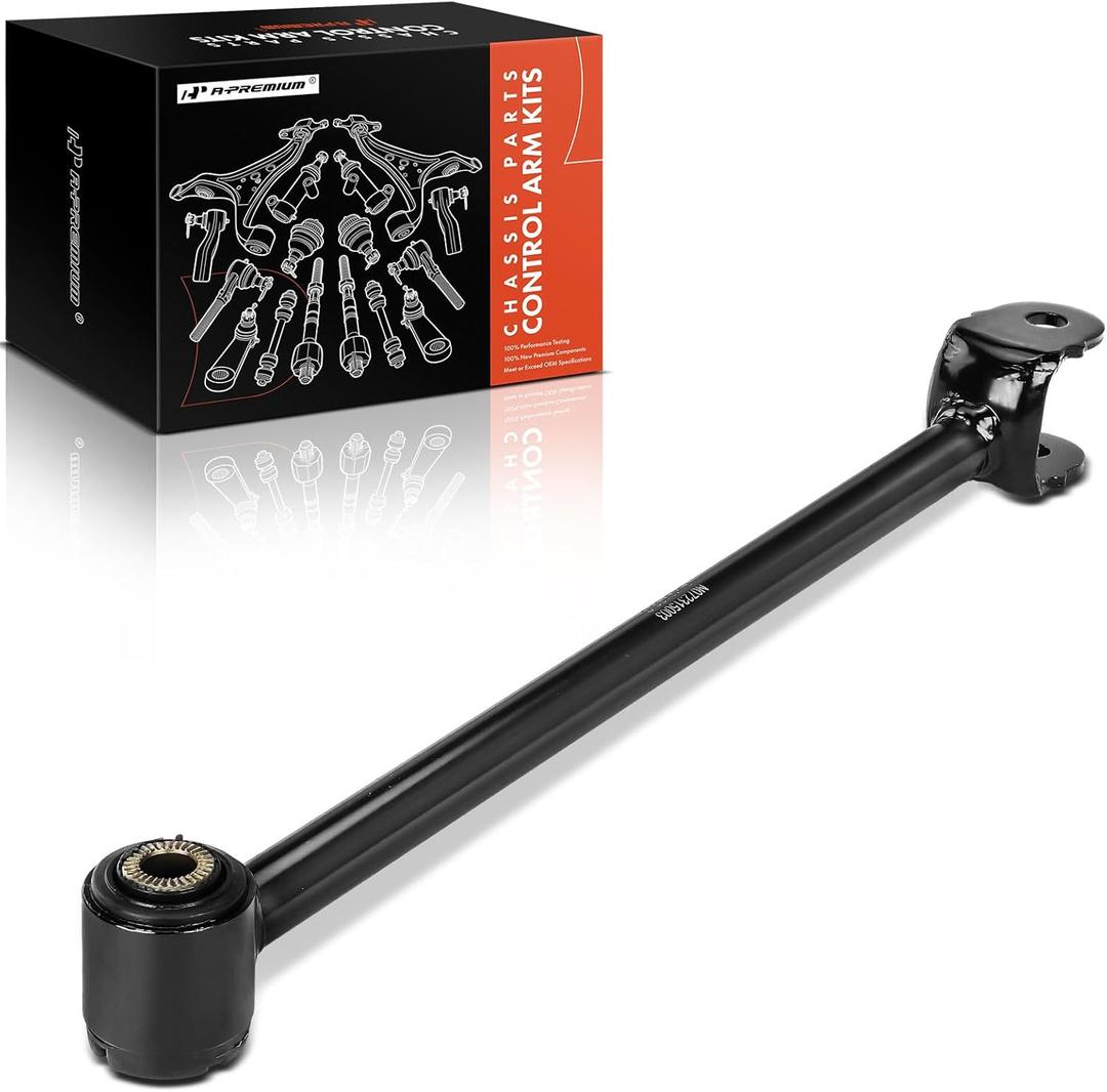 A-Premium Rear Rearward Lower Control Arm, with Bushing, Compatible with Toyota Highlander 2008-2013, Venza 2009-2016, AWD Only, 398mm