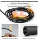 RESHAKE 22 Gauge 0.3mm 3 Conductor Electrical Wire, 100FT Low Voltage 22/3 Tinned Copper Wire, 22 AWG 3 Wire Cable, Flexible Extension Cord for LED Strips Light, Outdoor Waterproof Stranded Wires