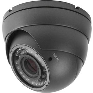Analog CCTV Camera HD 1080P 4-in-1 (TVI/AHD/CVI/CVBS) Security Dome Camera Outdoor, 2.8mm-12mm Manual Focus/Zoom Varifocal Lens, Weatherproof Metal Housing 36 IR-LEDs Day & Night Monitoring (Grey)
