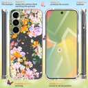 for Samsung Galaxy A36 Case 5G 6.64", [10FT Military Grade Drop Test] Flowers Soft Slim TPU Protective Shockproof Phone Case CoverSummer Overture