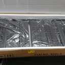 Himix Storage Shelves with 20 Hooks, 5-Tier Collapsible Organization Storage Rack Bookshelf Folding Pantry Shelves Cube Shelf Wire Shelving Holds 440 Ibs for Garage Kitchen Room, Black