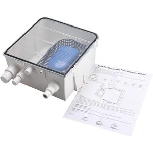 NovelBee 750 GPH Boat Marine Shower Sump Pump Drain System Kit,12V Multiple Inlet Ports Built-in Automatic Bilge Pump