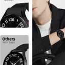 One Click No Gap Band Compatible with Samsung Galaxy Watch 7 6 5 4 Band 40mm 44mm, Galaxy Watch 6 Bands 47mm 43mm 42mm 46mm/Watch 5 Pro 45mm Band, 20mm Soft Nylon Sport Strap for Women Men